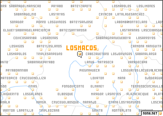 map of Los Macos