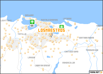 map of Los Maestros