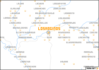 map of Los Maginos