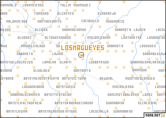 map of Los Magueyes