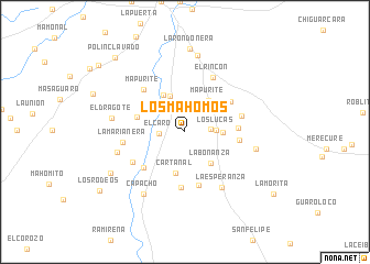 map of Los Mahomos