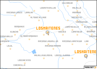 map of Los Maitenes