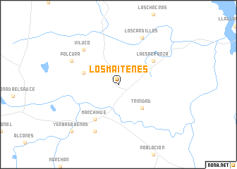 map of Los Maitenes