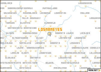 map of Los Mameyes