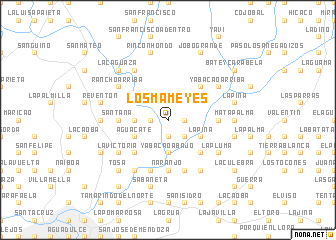 map of Los Mameyes