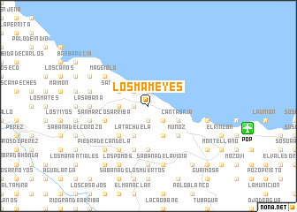 map of Los Mameyes