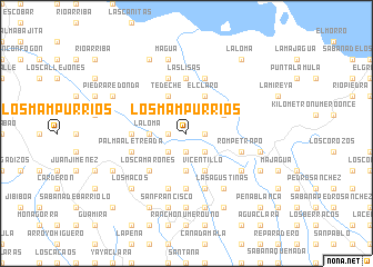 map of Los Mampurrios