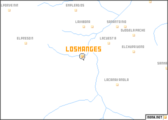 map of Los Manges