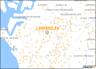 map of Los Mangles