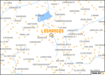 map of Los Mangos