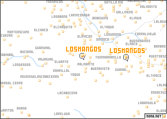 map of Los Mangos