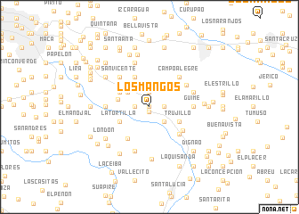 map of Los Mangos