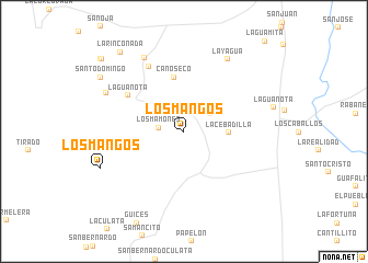 map of Los Mangos