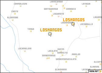 map of Los Mangos