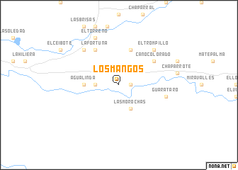 map of Los Mangos