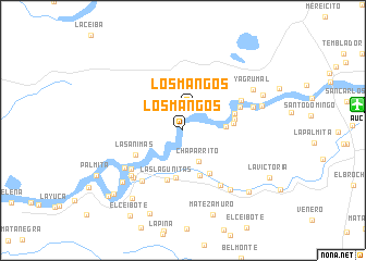 map of Los Mangos