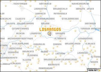 map of Los Mangos