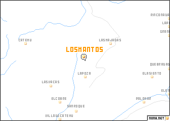 map of Los Mantos