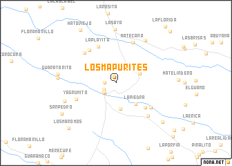 map of Los Mapurites