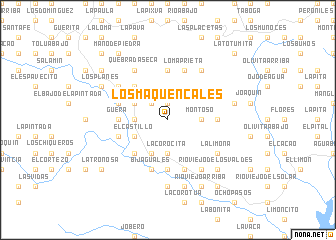 map of Los Maquencales