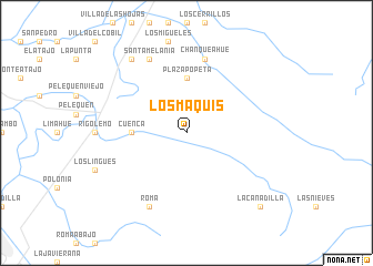 map of Los Maquis