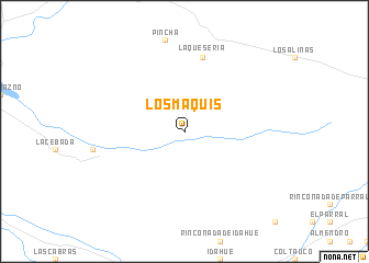 map of Los Maquis