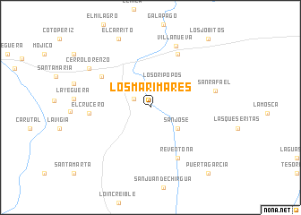 map of Los Marimares