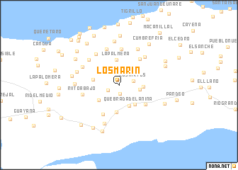 map of Los Marín