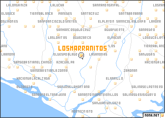 map of Los Marranitos