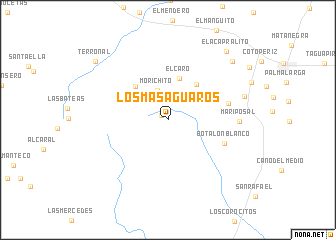 map of Los Masaguaros