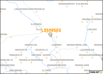 map of Los Mases