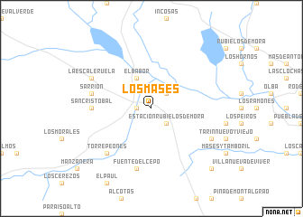 map of Los Mases