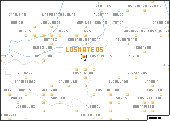 map of Los Mateos