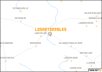 map of Los Matorrales