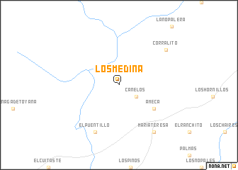 map of Los Medina