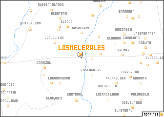 map of Los Melerales