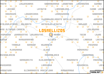 map of Los Mellizos