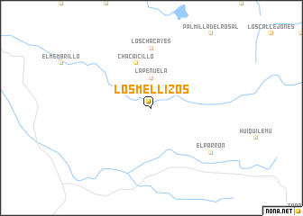 map of Los Mellizos