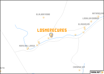 map of Los Merecures