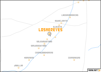 map of Los Mereyes