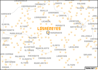 map of Los Mereyes