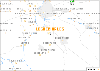 map of Los Merinales