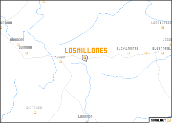 map of Los Millones
