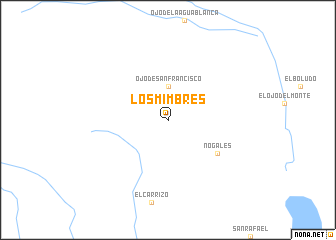 map of Los Mimbres