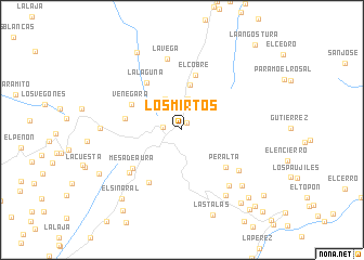 map of Los Mirtos