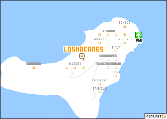 map of Los Mocanes