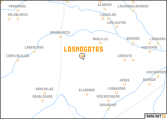 map of Los Mogotes