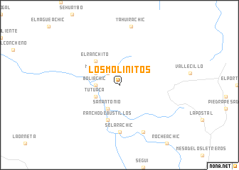 map of Los Molinitos