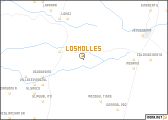 map of Los Molles