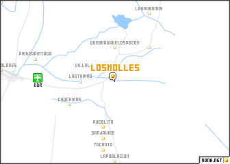 map of Los Molles